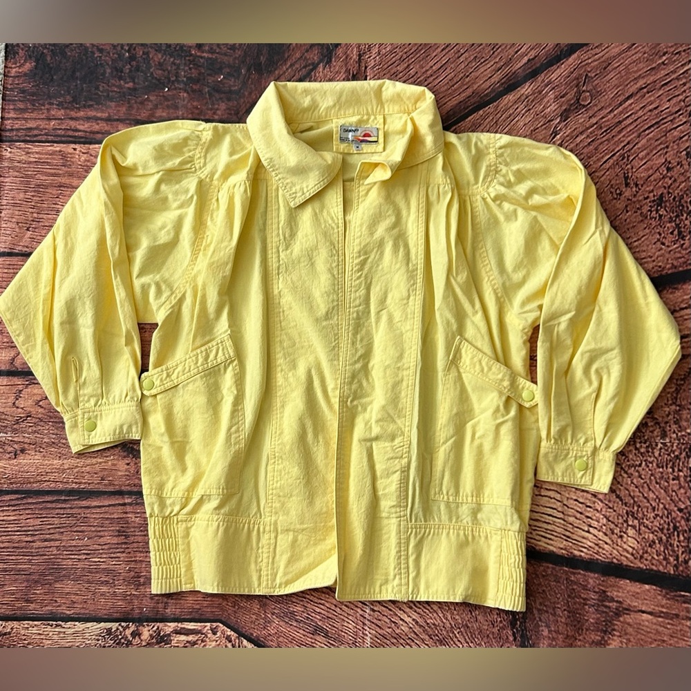 Dawn Vintage‎ 90s Yellow Jacket Size Medium